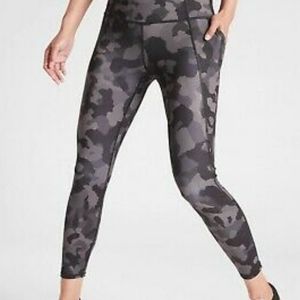 Athleta Lightning 7/8 Camo Tights